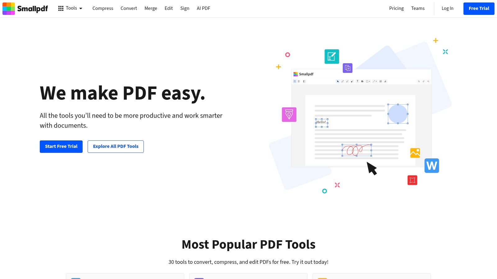 Smallpdf eSign (with Sign.com included)