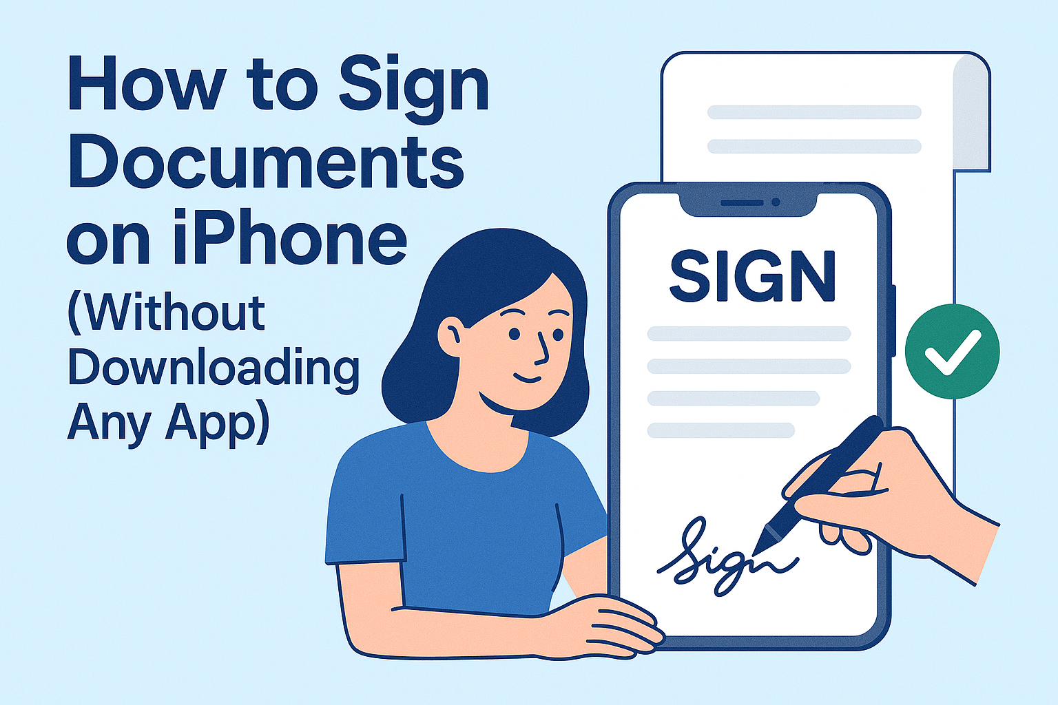 Sign In With Iphone How to Sign Documents on iPhone (Without Downloading Any App ...